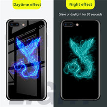 Load image into Gallery viewer, Marvel Luminous Tempered Glass Cases For iPhone