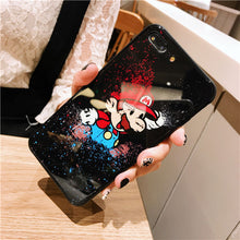 Load image into Gallery viewer, Marvel Luminous Tempered Glass Cases For iPhone