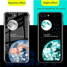Load image into Gallery viewer, Marvel Luminous Tempered Glass Cases For iPhone