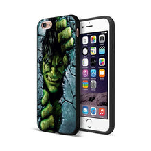 Load image into Gallery viewer, Black tpu case for iphone  Marvel Avengers captain ironman thanos