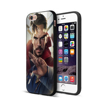 Load image into Gallery viewer, Black tpu case for iphone  Marvel Avengers captain ironman thanos