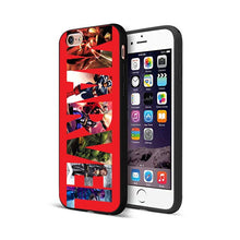 Load image into Gallery viewer, Black tpu case for iphone  Marvel Avengers captain ironman thanos