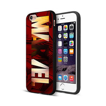 Load image into Gallery viewer, Black tpu case for iphone  Marvel Avengers captain ironman thanos