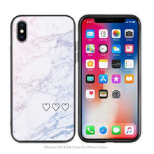Load image into Gallery viewer, Case Cover for iPhone Scrub Silicone Phone Cases Soft White Marble