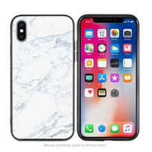 Load image into Gallery viewer, Case Cover for iPhone Scrub Silicone Phone Cases Soft White Marble