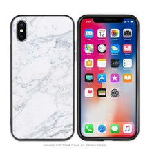 Load image into Gallery viewer, Case Cover for iPhone Scrub Silicone Phone Cases Soft White Marble