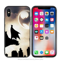 Load image into Gallery viewer, Case Cover for iPhone Scrub Silicone Phone Cases Soft Batman Superhero