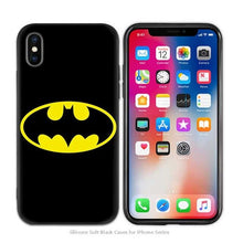 Load image into Gallery viewer, Case Cover for iPhone Scrub Silicone Phone Cases Soft Batman Superhero