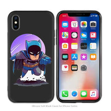 Load image into Gallery viewer, Case Cover for iPhone Scrub Silicone Phone Cases Soft Batman Superhero