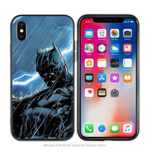 Case Cover for iPhone Scrub Silicone Phone Cases Soft Batman Superhero