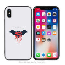 Load image into Gallery viewer, Case Cover for iPhone Scrub Silicone Phone Cases Soft Batman Superhero