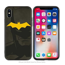 Load image into Gallery viewer, Case Cover for iPhone Scrub Silicone Phone Cases Soft Batman Superhero