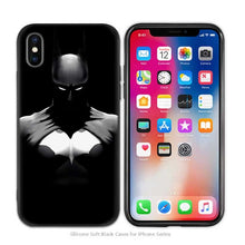 Load image into Gallery viewer, Case Cover for iPhone Scrub Silicone Phone Cases Soft Batman Superhero