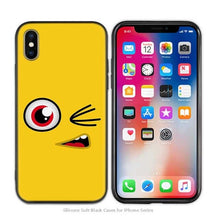 Load image into Gallery viewer, Case Cover for iPhoneScrub Silicone Phone Cases Soft Helpless expression