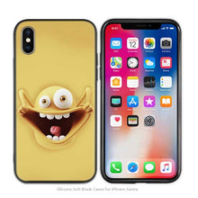 Load image into Gallery viewer, Case Cover for iPhoneScrub Silicone Phone Cases Soft Helpless expression