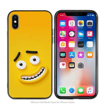 Load image into Gallery viewer, Case Cover for iPhoneScrub Silicone Phone Cases Soft Helpless expression