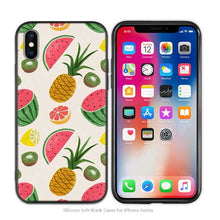 Load image into Gallery viewer, Case Cover for iPhone crub Silicone Phone Cases Soft Fruit Cat Fashion