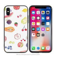 Load image into Gallery viewer, Case Cover for iPhone crub Silicone Phone Cases Soft Fruit Cat Fashion