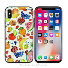 Load image into Gallery viewer, Case Cover for iPhone crub Silicone Phone Cases Soft Fruit Cat Fashion