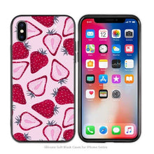 Load image into Gallery viewer, Case Cover for iPhone crub Silicone Phone Cases Soft Fruit Cat Fashion