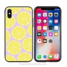 Load image into Gallery viewer, Case Cover for iPhone crub Silicone Phone Cases Soft Fruit Cat Fashion