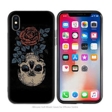 Load image into Gallery viewer, Case Cover for iPhone Scrub Silicone Phone Cases Soft Simple Painting