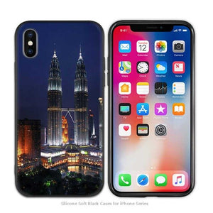 Case Cover for iPhone Silicone Phone Cases Soft Night city