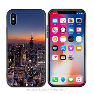 Case Cover for iPhone Silicone Phone Cases Soft Night city