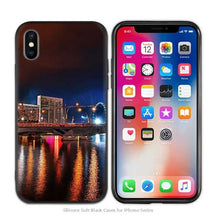 Load image into Gallery viewer, Case Cover for iPhone Silicone Phone Cases Soft Night city