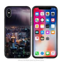 Load image into Gallery viewer, Case Cover for iPhone Silicone Phone Cases Soft Night city