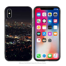 Load image into Gallery viewer, Case Cover for iPhone Silicone Phone Cases Soft Night city