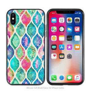 Case Cover for iPhone Silicone Phone Cases Soft Colorful Printing Drawing