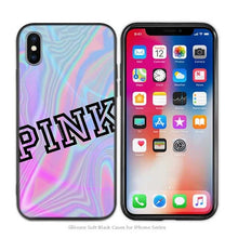 Load image into Gallery viewer, Case Cover for iPhone Silicone Phone Cases Soft Pink Marble Lace Fruits