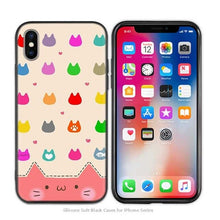 Load image into Gallery viewer, Case Cover for iPhone Silicone Phone Cases Soft Pink Marble Lace Fruits
