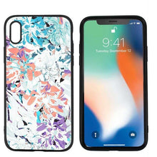 Load image into Gallery viewer, Marble tiles stone painting Black Scrub Silicone Case Cover for iPhone