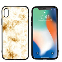 Load image into Gallery viewer, Marble tiles stone painting Black Scrub Silicone Case Cover for iPhone
