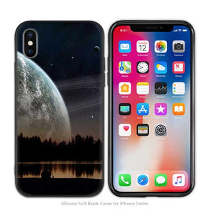 Case Cover for iPhone Soft Saturn Saturnus Planets