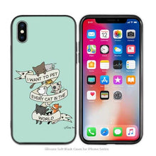 Load image into Gallery viewer, Case Cover for iPhone Soft cartoon animals