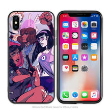 Load image into Gallery viewer, iPhone Silicone Phone Cases Soft Afro Girls thin