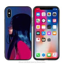 Load image into Gallery viewer, iPhone Silicone Phone Cases Soft Afro Girls thin