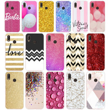 Load image into Gallery viewer, Pink yellow gold glitter for Huawei case