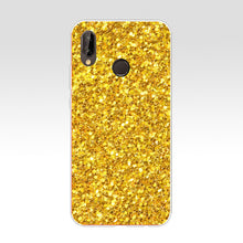 Load image into Gallery viewer, Pink yellow gold glitter for Huawei case