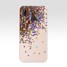 Load image into Gallery viewer, Pink yellow gold glitter for Huawei case