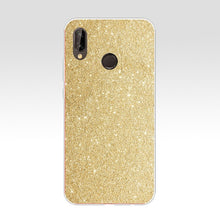 Load image into Gallery viewer, Pink yellow gold glitter for Huawei case
