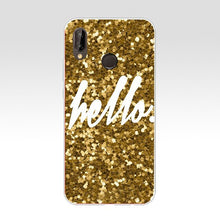 Load image into Gallery viewer, Pink yellow gold glitter for Huawei case
