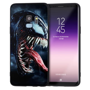Venom Case For Samsung Black Silicone TPU Coque Case