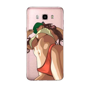 Sexy Hot Girl Summer Twerk Soft Tpu Clear Phone Case For Samsung