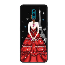 Load image into Gallery viewer, Cartoon Red Dress Girl Case For OPPO