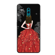 Load image into Gallery viewer, Cartoon Red Dress Girl Case For OPPO