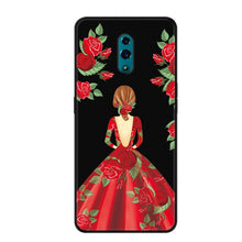 Load image into Gallery viewer, Cartoon Red Dress Girl Case For OPPO